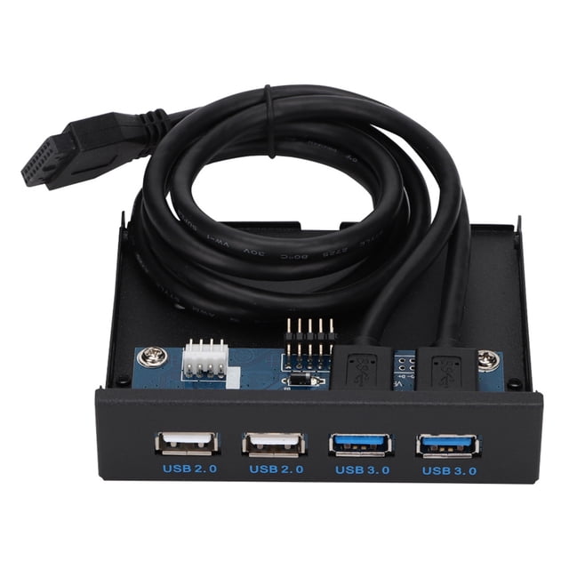Carcasa frontal de unidad de disquete, 2 puertos USB 3.0 + Panel frontal de unidad de disquete de EE. UU. Panel frontal de unidad de disquete Materiales ecológicos