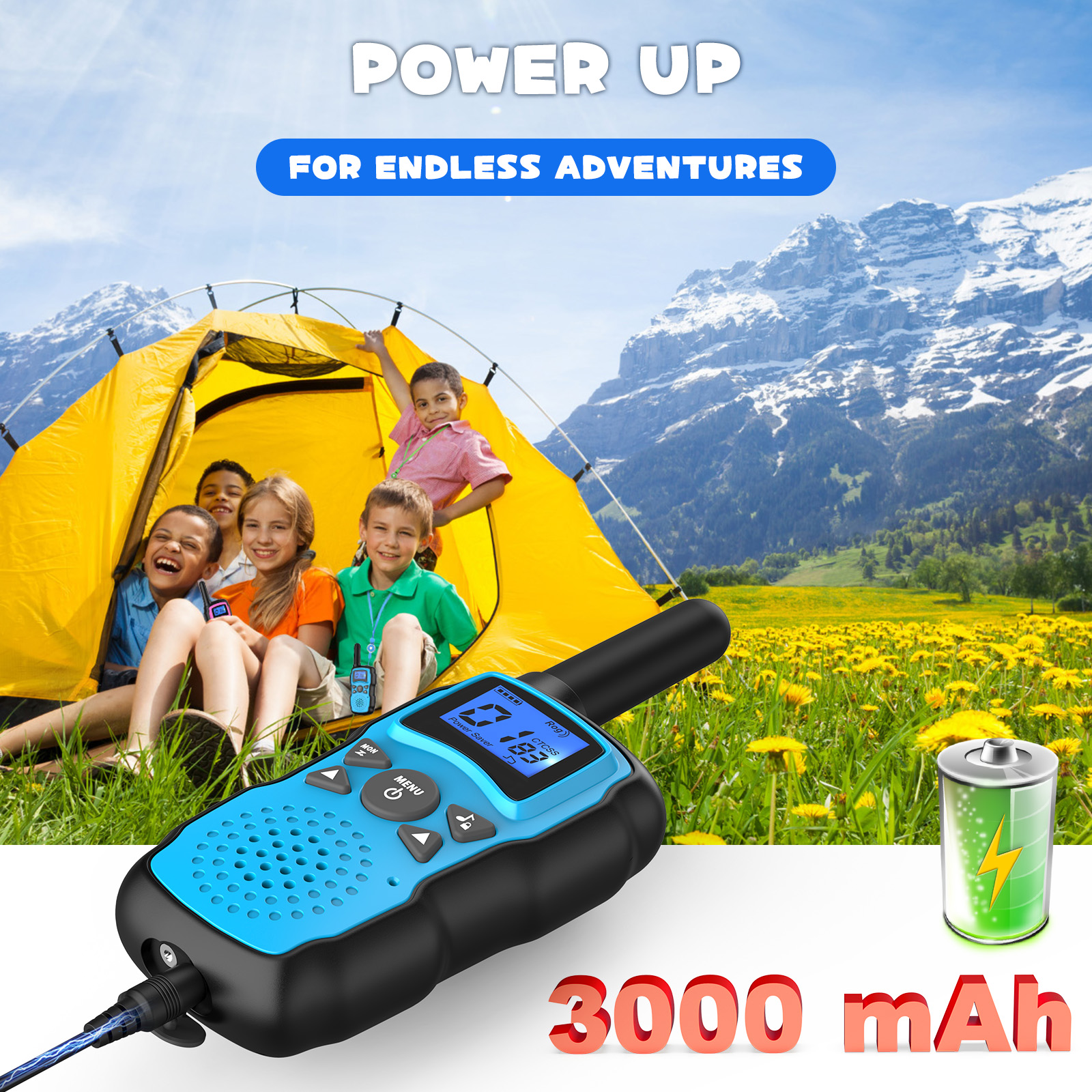 WisHouse 4-Pack Rechargeable Walkie Talkies photo 2