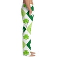 thumbnail image 5 of Men's St Patrick's Day Pants Casual Comfortable Drawstring Lounge Pants with Print Full Length Soft Polyester Spring Summer Wear 2026 Fluorescent Green S, 5 of 6