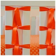Minky Ventilated Slat Bumper (Set of 20), Orange
