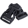 thumbnail image 5 of 8Pcs Plastic Side Quick Release Buckles Clip for 25mm Webbing Band Black, 5 of 8
