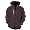 thumbnail image 1 of Abstract Pattern Men's Zipper Hoodie Fashion Teens Cool 3D Printed Spring Oversized Casual Tops Long Sleeve With Hood Jackets, 1 of 5