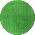 thumbnail image 1 of Ahgly Company Indoor Round Oriental Green Industrial Area Rugs, 6' Round, 1 of 4