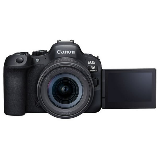 Canon EOS R6 Mark II Mirrorless Camera with RF 24-105mm + EF 75