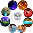 thumbnail image 3 of 10 Submersible Underwater Night Lamp For Fish Tank Pond Swimming Pool Ip65 Waterproof Battery Led Remote RGB Light, 3 of 6