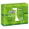 Marcal 100% Recycled Convenience Pack Facial Tissue, WH, 6 Boxes of 80/PK, 6 Packs/Ctn