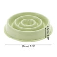 thumbnail image 2 of Tazón de agua en forma de gota de agua ligero de 1 pieza para perros para interiores y exteriores de plástico verde, 2 of 4