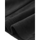 thumbnail image 5 of Vestido de trabajo sin mangas de ante sintético para mujer Inspire Chic, con cuello redondo y abertura en el dobladillo, color negro, 5 of 6