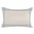 thumbnail image 2 of Blue Striped King Size Pillow Cover, Pillowcase Protectors with Zipper, Breathable Decorative Throw Pillow Case Cover, Farmhouse Beige Geometric Minimalist Pillow Shams for Couch Sofa 20x36Inch, 2 of 8