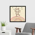 thumbnail image 2 of Kids Nursery Art "Rainbow Bear" White Float Framed Canvas - 20x20, 2 of 5