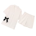 thumbnail image 1 of Pijamas De Mujer con Patrón De Oso,Pijamas De Mujer con Patrón De Oso Conjunto De Ropa De Dormir para Mujer Traje De Pijama para Mujer Construcción Robusta, 1 of 13