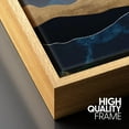 thumbnail image 4 of PixonSign Framed Canvas Print Wall Art Marble Granite Mountain Range Valley Nature Wilderness Illustrations Modern Art Rustic Zen Landscape Earth Art Décor - 16"x24" Natural, 4 of 5