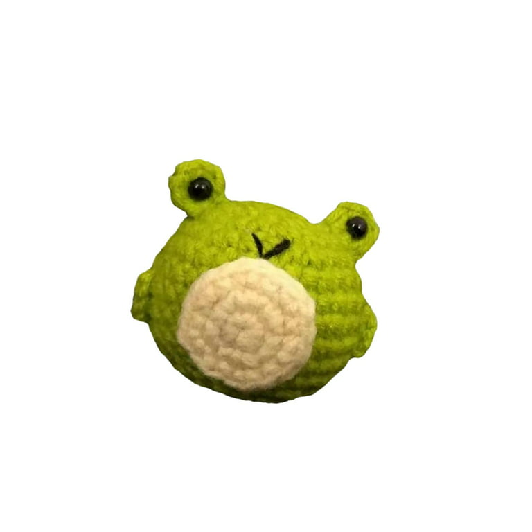 Handmade DIY Frog Doll Crochet Easy to Use Hand Knitting Toy Stuffing Skill Sewing Your Own Classic Crochet for Adults, Size: 5 cm