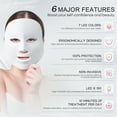 thumbnail image 3 of Led Face Mask Light Therapy,Kepeak 7 Color Treatment Photon Mask, Red Light , Skin Refresh, Renovate and Facial Care, 3 of 7