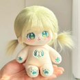 thumbnail image 3 of Muñeca de algodón de felpa Kawaii, figura de súper estrella rellena, flores de cerezo, cuerpo gordo, muñeca de fruta, puede cambiar la ropa, regalo, 20cm, 3 of 5
