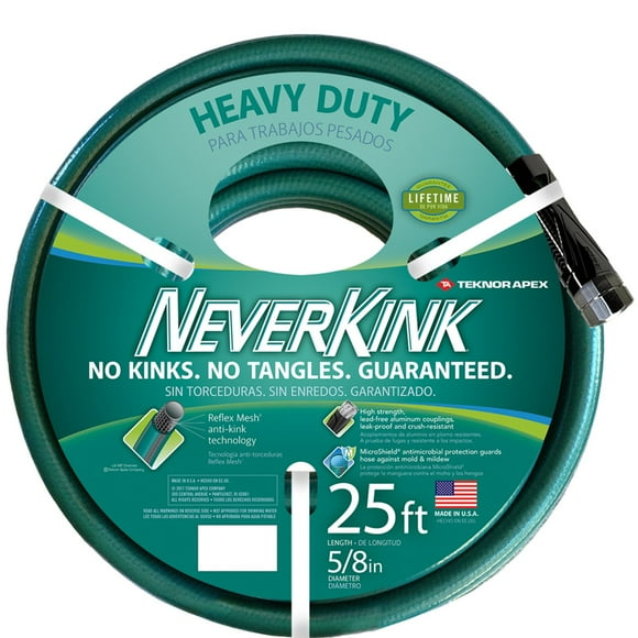Manguera de jardín Teknor Apex NeverKink de 1,6 cm x 7,5 m, resistente