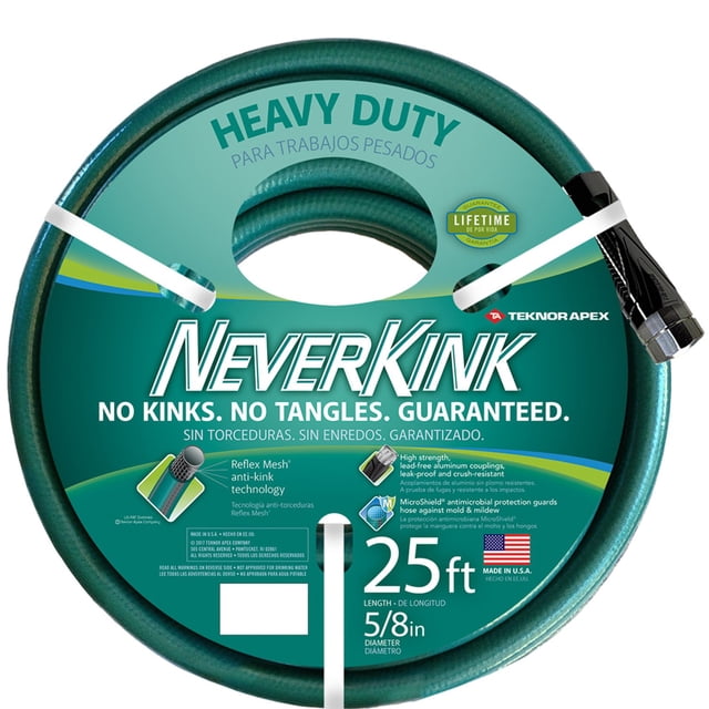 Manguera de jardín Teknor Apex NeverKink de 1,6 cm x 7,5 m, resistente