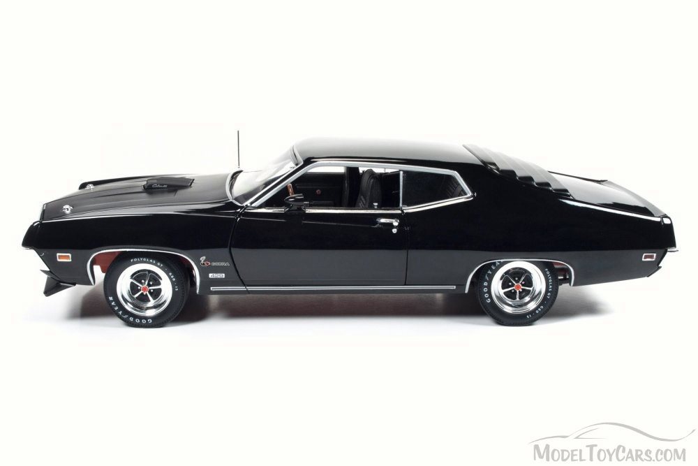 1970 Ford Torino Cobra Hard Top, Black - Auto World AMM1085