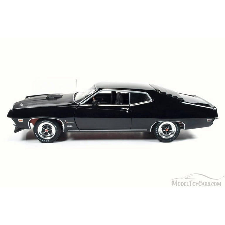 1970 Ford Torino Cobra Hard Top, Black - Auto World AMM1085 - 1/18