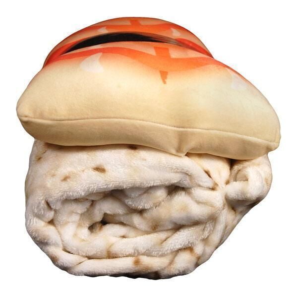 sushi pillow and blanket