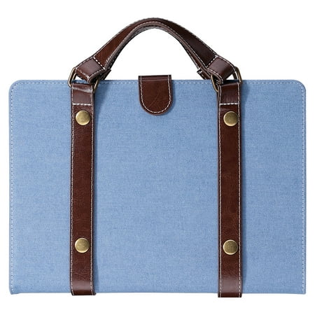 iPad Air 2 Case, ULAK Folio Portable Handbag Easy Carrying Bag Sleeve Stand Magnetic Snap Smart Cover for Apple iPad Air 2 (iPad 6) 2014 Model