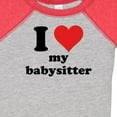 thumbnail image 4 of Inktastic I Heart My Babysitter Boys or Girls Baby Bodysuit, 4 of 5