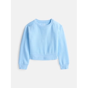 Athletic Works Girl's Fleece Crewneck Sweatshirt