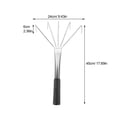thumbnail image 2 of Raindrops Tile Installation Tools Rake Stainless Steel Silver 1Pack, 2 of 8