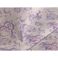 thumbnail image 3 of Ambesonne Damask Quilted Coverlet 2 Pcs, Pastel Floral Shapes Print, Twin Size, Pale Pink and Violet, 3 of 4