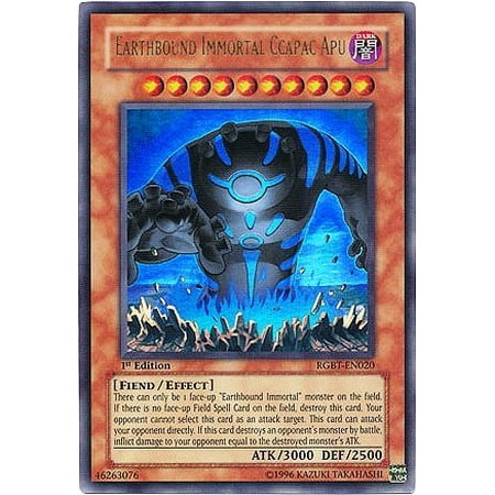 Yu-Gi-Oh! - Earthbound Immortal Ccapac Apu (RGBT-EN020) - Raging Battle - 1st Edition - Ultra Rare, A single individual card from the Yu-Gi-Oh! trading and.., By (Best Earthbound Immortal Deck)