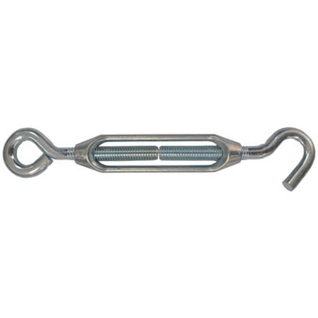 

1unitKJCA-8660 ProSource LR338 Hook & Eye Turnbuckle Zinc Plated Steel With Aluminum Body 3/8 By 11 Inch (Case of 10)