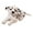 Black White A, variant on Lubelski Simulation Dog Doll 3-Postures 3D Eyes Cute Dalmatian/Beagle Plushies Ornament Realistic Stuffed Animal Puppy Doll Home Decoration Birthday Gift