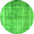 thumbnail image 1 of Ahgly Company Indoor Round Persian Green Traditional Area Rugs, 3' Round, 1 of 1
