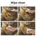 thumbnail image 4 of JEUXUS Funny Cat Sleeping Bookshelf Cute Table Cloth Cover Round Tablecloth  for Indoor Outdoor Kitchen Party Home Decor, 4 of 7