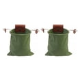thumbnail image 3 of Wosthever Bolsa de forraje PU portátil Cordón Cosecha Bolsa Almacenamiento de monedas Cinturones para acampar al aire libre Pantalones Type2 NO2, 3 of 6