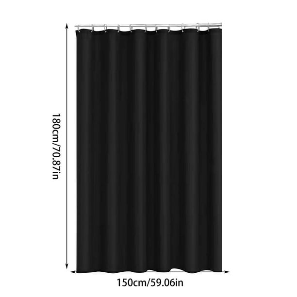 Sofa Vama Ropa de Cama Cortina de baño de 150 x 180 cm, color liso, impermeable, de poliéster grueso, para puerta de baño. for Navideño