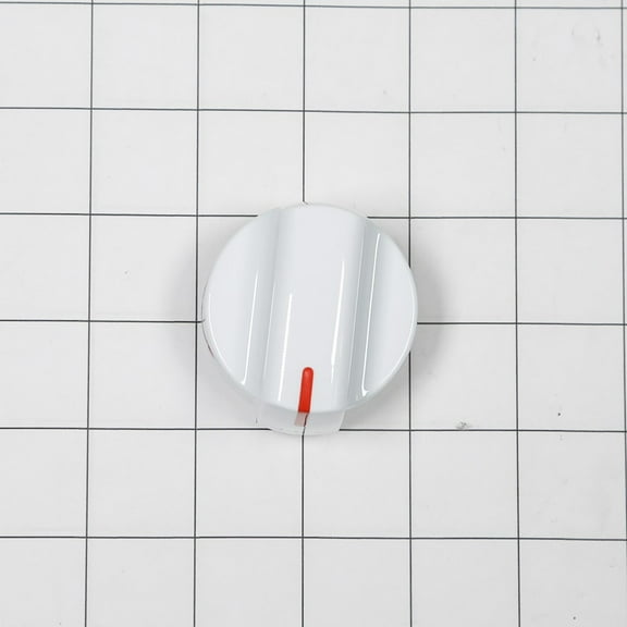 5304507387 Frigidaire White Surface Burner Knob OEM 5304507387