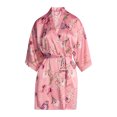 thumbnail image 4 of Joyspun Women’s Lace Trim Satin Robe, Sizes S-3X, 4 of 4