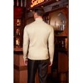 thumbnail image 4 of COOFANDY Men Mock Turtleneck Sweater Regular Fit Long Sleeve Sweater Pullover Sweaters, 4 of 6