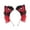 Red, variant on Wolf Ear Hairband Soft Plush Hair Styling Accessory For Party Ear Hairband Comfortable Headpiece Bendable Ear Hairhoop for Party