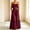 #0105-Wine, variant on Neewe Summer Skirt Sets Women 2 Piece Outfits Sleeveless Strap Top Elastic Waist Maxi Dress Sets with Pockets