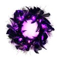 thumbnail image 3 of Halloween Wreath, Free Hanging Black Feathers Wreath  For Door ANGGREK Feathers Wreath Decor, 3 of 8