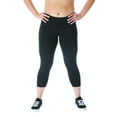 thumbnail image 3 of MSRP $45 Champion Womens Plus Size Soft-Touch Cropped Leggings Black Size 3X, 3 of 3