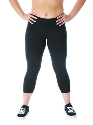 Champion Womens Leggings Size S Black 3/4 Length Side Pocket