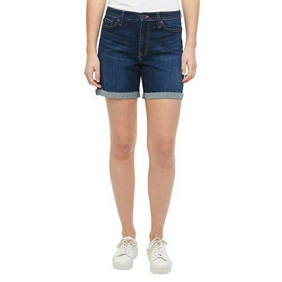Calvin Klein Jeans Womens Roll Cuff Denim Short (Malibu, 4)