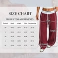 thumbnail image 3 of Women's Wide Leg Track Pants with Pockets, High Waisted Drawstring Sweatpants, Side Stripe Casual Lounge Workout Pants, 3 of 8