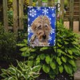 thumbnail image 2 of Carolines Treasures SC9787GF Golden Doodle 2 Winter Snowflakes Flag Garden Size, 2 of 3
