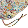 thumbnail image 4 of Jamboree Paisley 42 x 21 in. Outdoor Tufted Dining Chair Cushion (Set of 2) by Greendale Home Fashions, 4 of 9