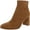 Medium Natural Fabric, variant on MARC FISHER Womens Beige Cushioned Stretch Dyvine Almond Toe Block Heel Zip-Up Heeled Boots 9.5 M