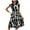 Black, variant on Summer Dresses for Women Floral Beach Vacation Sundresses Spring Casual Sexy Midi Dresses Green XL
